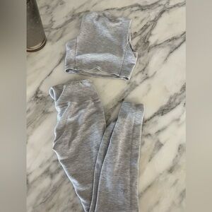 ALO Yoga  Waffle workout set top + pants